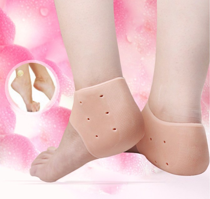 2 pieces Heel Protector Protective Sleeve Heel Spur Pads for Relief Plantar  Hosiery