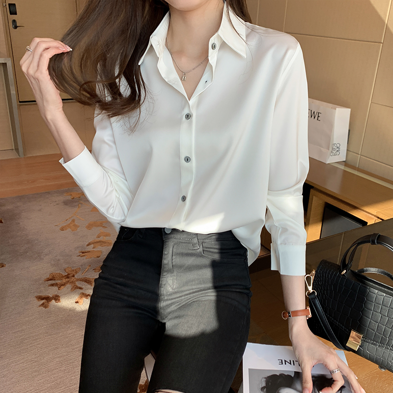 Blusas Blouses Femme Long Sleeve Green White Blouse Women Tops Blouse Women Blusas  Tops