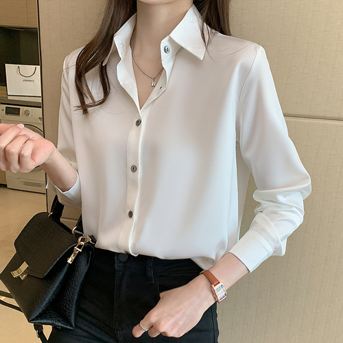 Blusas Blouses Femme Long Sleeve Green White Blouse Women Tops Blouse Women Blusas  Tops