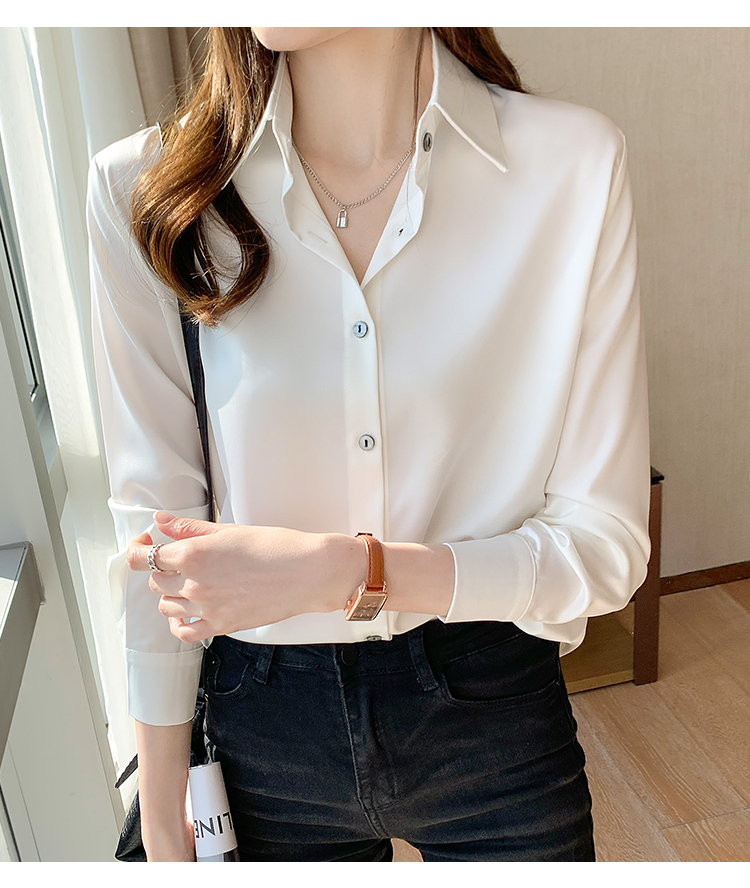 Blusas Blouses Femme Long Sleeve Green White Blouse Women Tops Blouse Women Blusas  Tops
