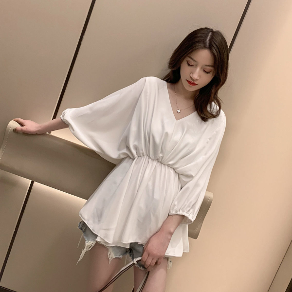 Blouse Women V-neck Shirt Female Autumn 2020 Loose Shirt Top Blusas Ropa De Tops