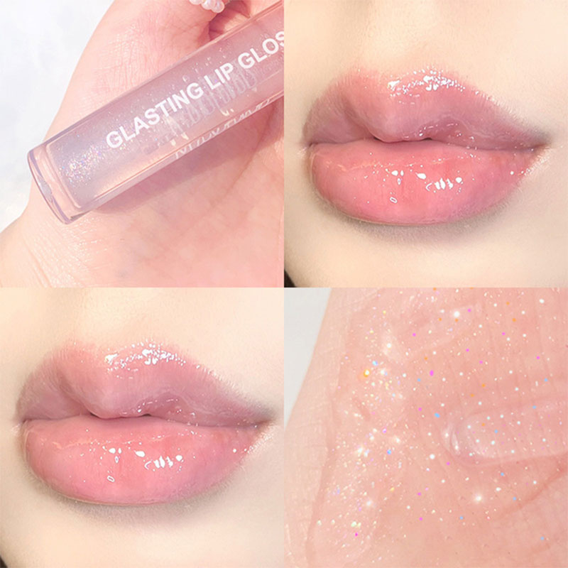 Mirror Gloss Lipstick  Lip Gloss Lip Moisturizing Transparent Lips Oil Reduce Lip Lines Lip Plumping Makeup