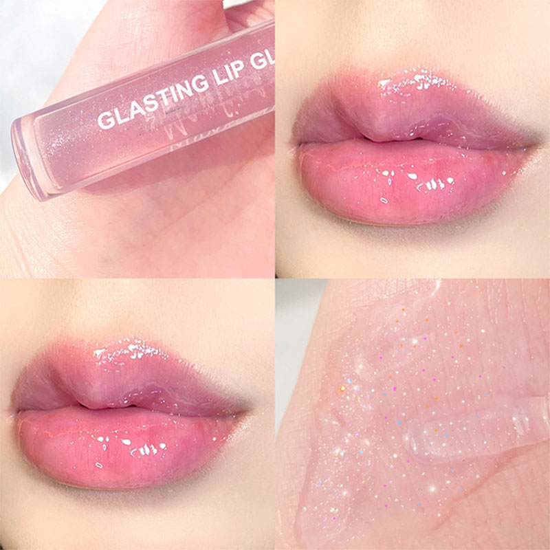 Mirror Gloss Lipstick  Lip Gloss Lip Moisturizing Transparent Lips Oil Reduce Lip Lines Lip Plumping Makeup