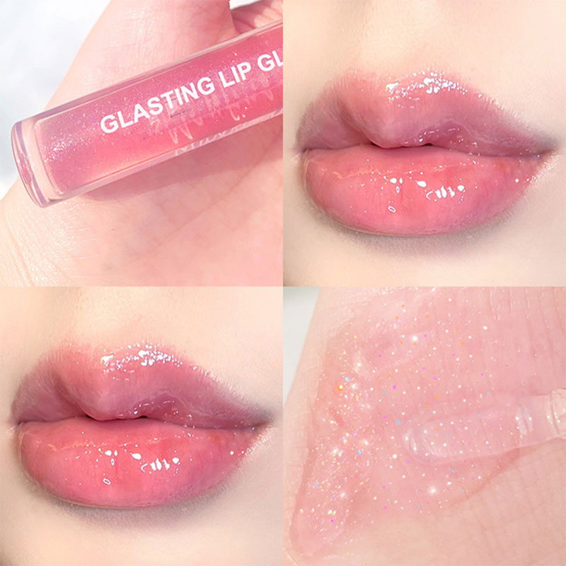 Mirror Gloss Lipstick  Lip Gloss Lip Moisturizing Transparent Lips Oil Reduce Lip Lines Lip Plumping Makeup