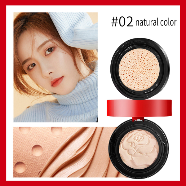 Double-layer Air Cushion Pressed Powder Foundation Anti-perspiration Makeup