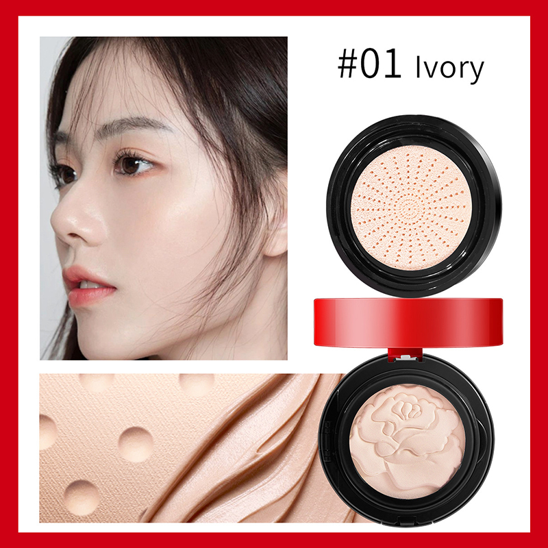 Double-layer Air Cushion Pressed Powder Foundation Anti-perspiration Makeup