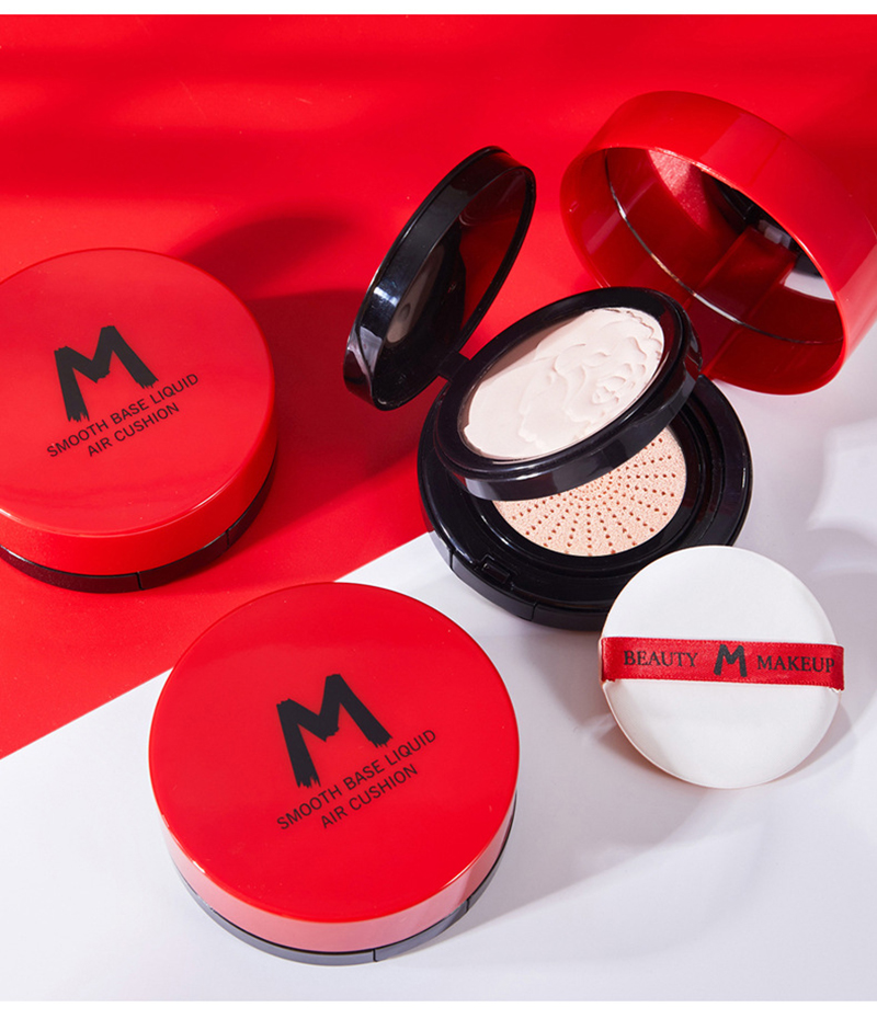 Double-layer Air Cushion Pressed Powder Foundation Anti-perspiration Makeup