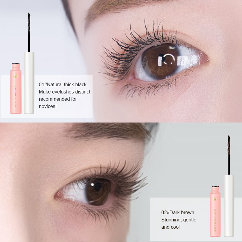 Ultra-fine Mascara Waterproof And Non-smudge Natural Thick Curling Fine Brush Mascara Individual Makeup