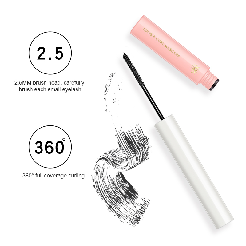 Ultra-fine Mascara Waterproof And Non-smudge Natural Thick Curling Fine Brush Mascara Individual Makeup