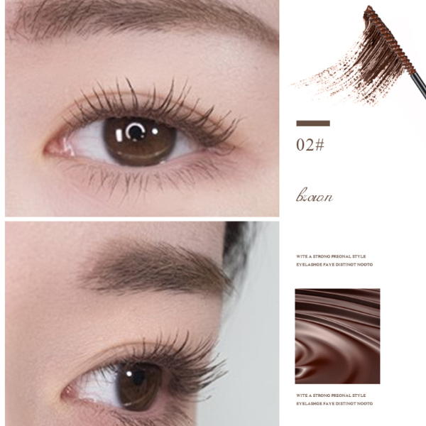 Ultra-fine Mascara Waterproof And Non-smudge Natural Thick Curling Fine Brush Mascara Individual Makeup
