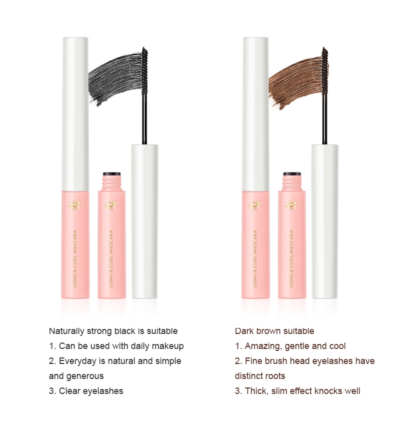 Ultra-fine Mascara Waterproof And Non-smudge Natural Thick Curling Fine Brush Mascara Individual Makeup