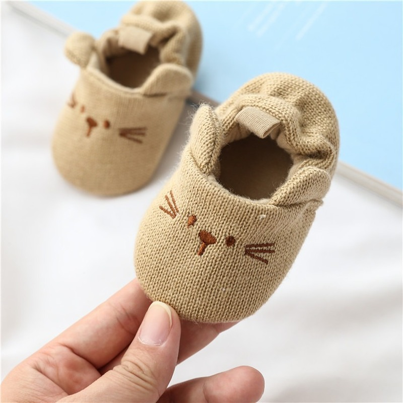 Toddler Girl Knitted Shoes First Walkers Snow Boots Newborn Baby Autumn Winter Socks