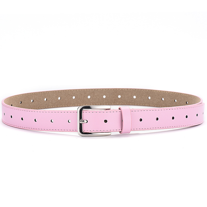 Women jeans decorative casual simple leather belt luxury brand new alloy pin buckle youth students wild  Belts