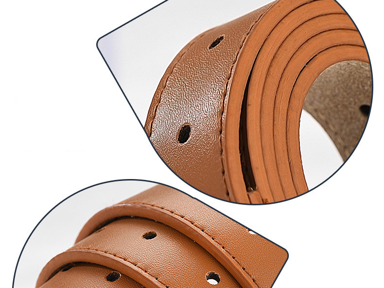 Women jeans decorative casual simple leather belt luxury brand new alloy pin buckle youth students wild  Belts
