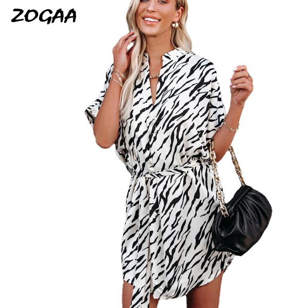 ZOGAA dresses for women party  plus size clothing for women Horse print irregular loose  Skirts
