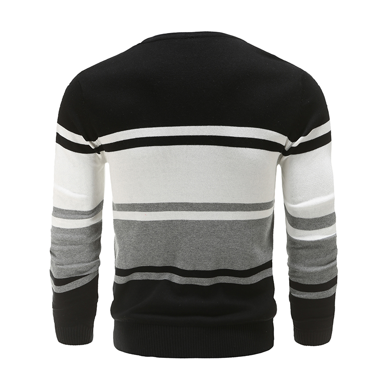 New Autumn Cotton Pullover V-neck Men's Sweaters Fashion Solid Color High Quality Slim Sweaters Pullover  T-shirts & Polos
