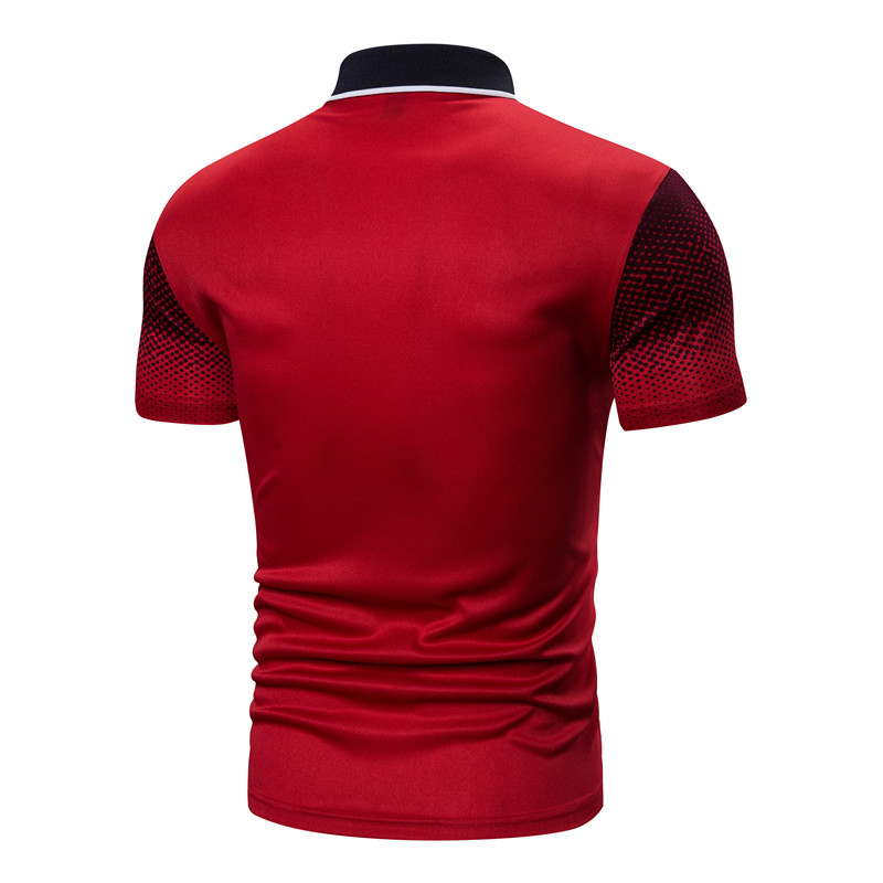 Short Sleeve Polo Shirt Men's Personalized Slim Polo Shirt Casual Top T-shirts & Polos