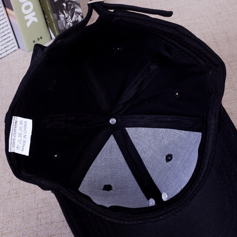 Korean Couple Sun Hat Male And Female Students Embroidered Smiley Face Baseball Cap Summer Hats & Caps