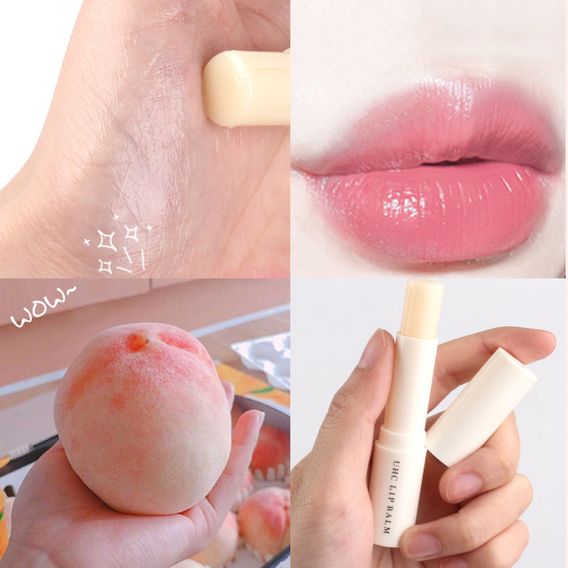 Peach Color Changing Lipstick Cute Sexy Waterproof Moisturizer Anti-Cracking Lip Balm Long Lasting Nourish Lip Care Makeup