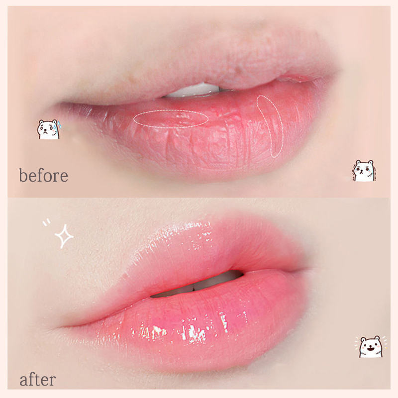 Peach Color Changing Lipstick Cute Sexy Waterproof Moisturizer Anti-Cracking Lip Balm Long Lasting Nourish Lip Care Makeup