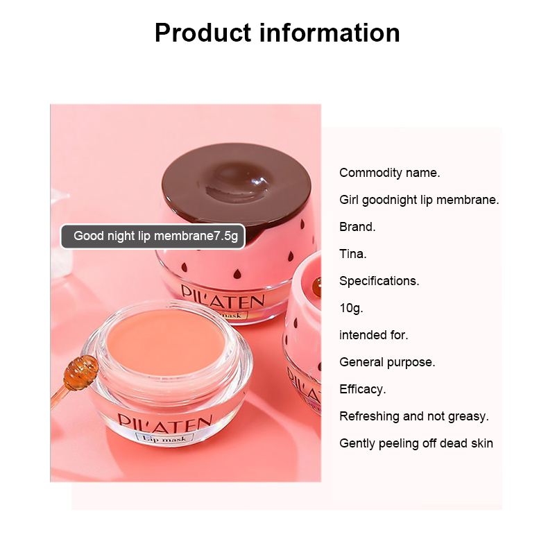 Fruit Natural Extract Hydrating Peel Off Lip Mask Lip Deeply Care Moisturize Skin Care