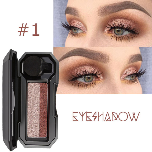 Double Color Lazy Eye Shadow Makeup Palette Glitter Palette Eyeshadow Pallete Waterproof Glitter Eyeshadow Makeup