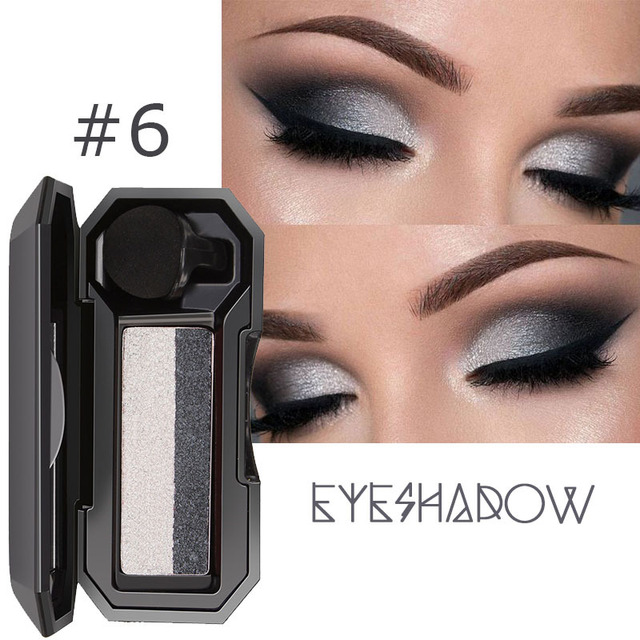 Double Color Lazy Eye Shadow Makeup Palette Glitter Palette Eyeshadow Pallete Waterproof Glitter Eyeshadow Makeup
