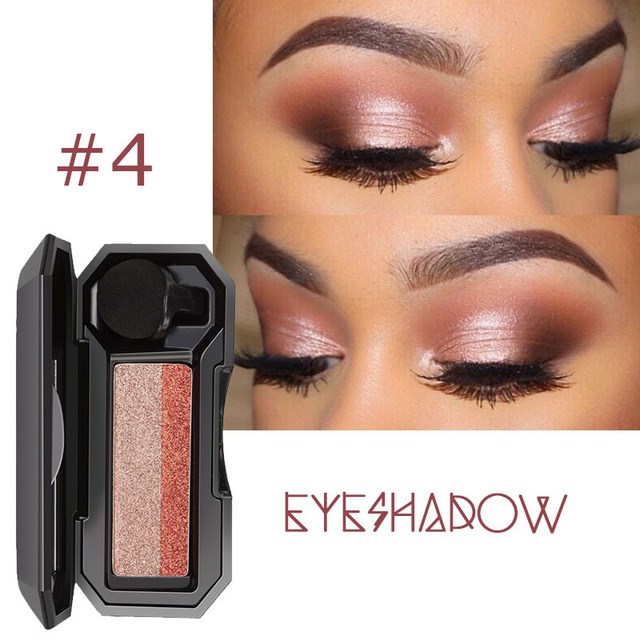 Double Color Lazy Eye Shadow Makeup Palette Glitter Palette Eyeshadow Pallete Waterproof Glitter Eyeshadow Makeup
