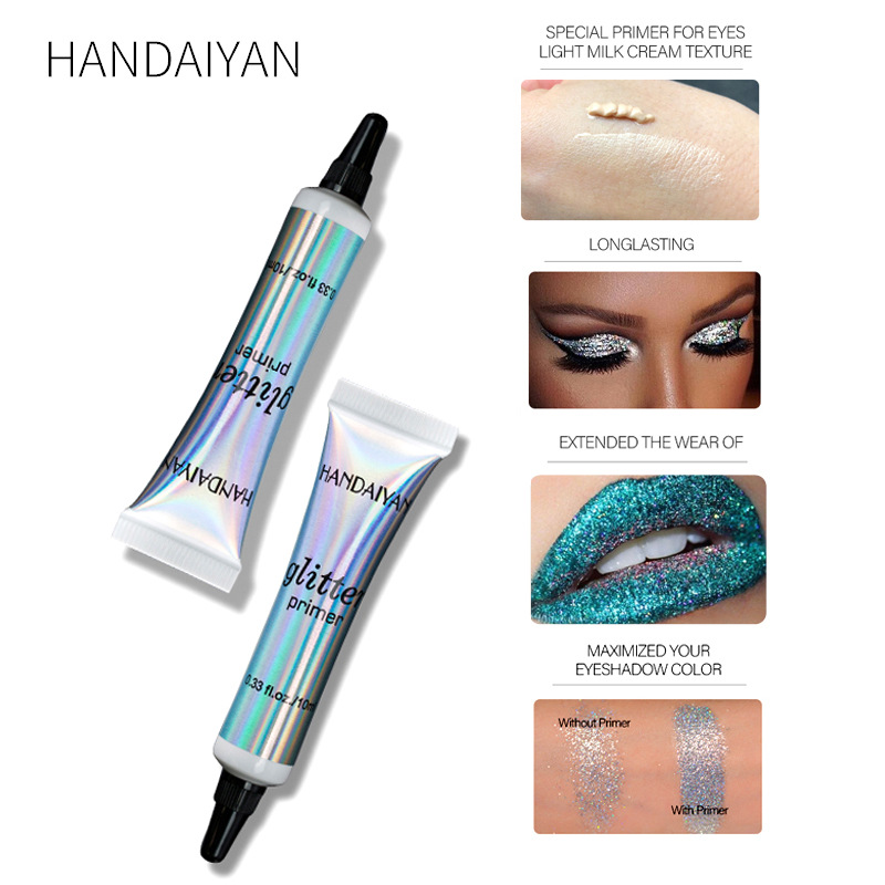 Glitter Primer Sequined Primer Eye Makeup Cream Waterproof Sequin Glitter Eyeshadow Makeup