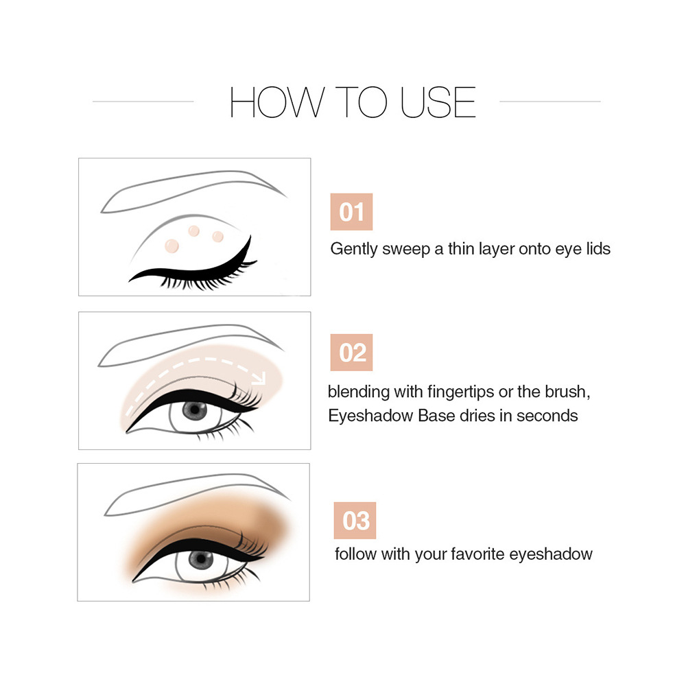 Glitter Primer Sequined Primer Eye Makeup Cream Waterproof Sequin Glitter Eyeshadow Makeup