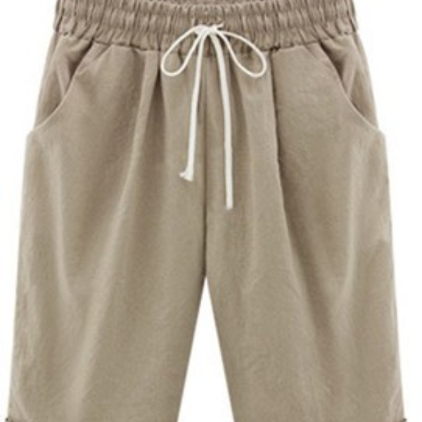 Summer shorts Women Summer Bermuda Shorts Large Size 8xl Loose Casual Sports Stretchy Cotton Straight Leg Breathable Shorts