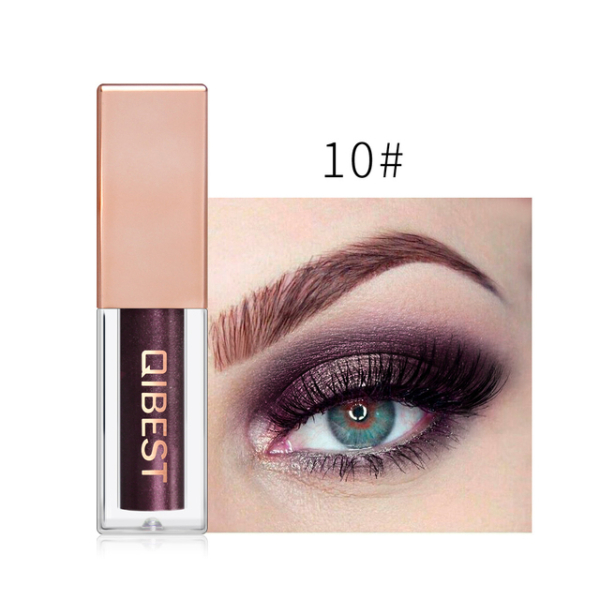 QIBEST 15 Colors Liquid Pigment Eyeshadow Waterproof Glitter Shimmer Metallic Highlighter Brighten Eye Makeup