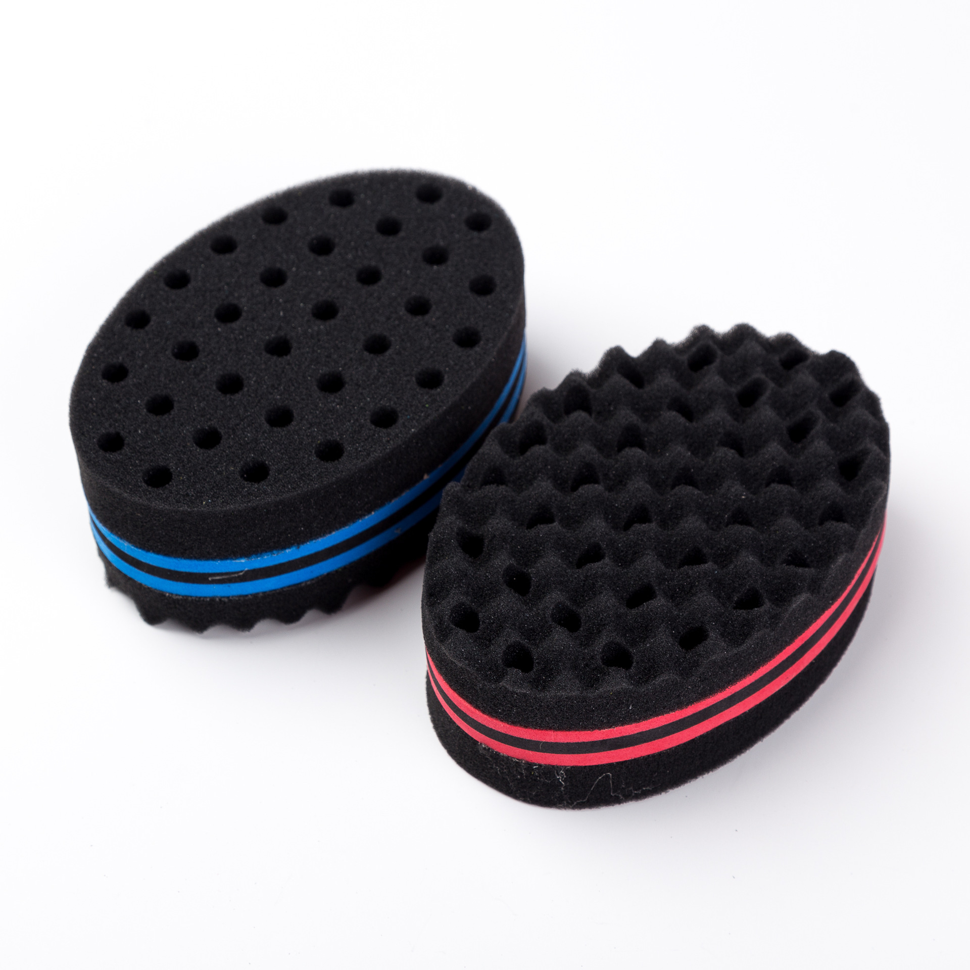 1 pcs double-sided magic twist sponge with hole 145 * 96 * 45mm-random color