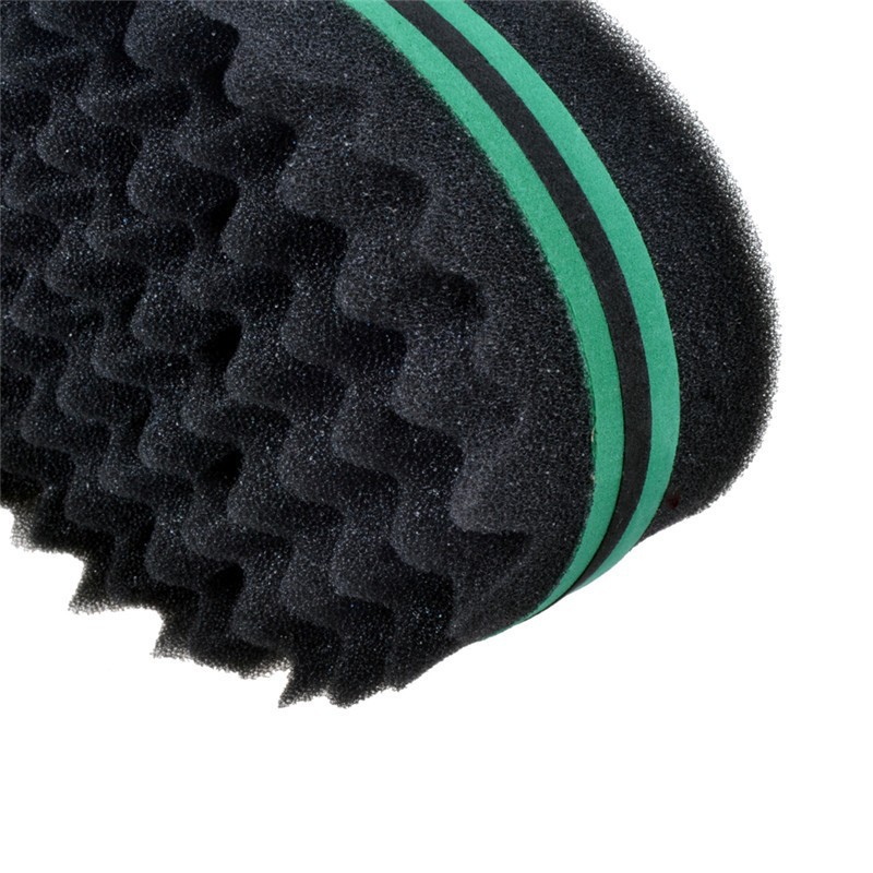 1 pcs double-sided magic twist sponge with hole 145 * 96 * 45mm-random color