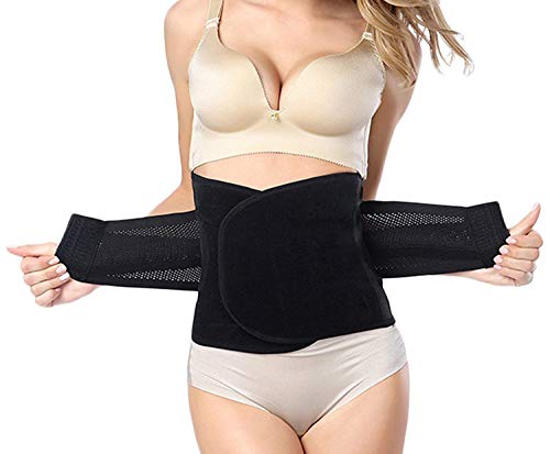 Postpartum Support Recovery Belly Belt Body Shaper Corset Belt with High Elastic for Women