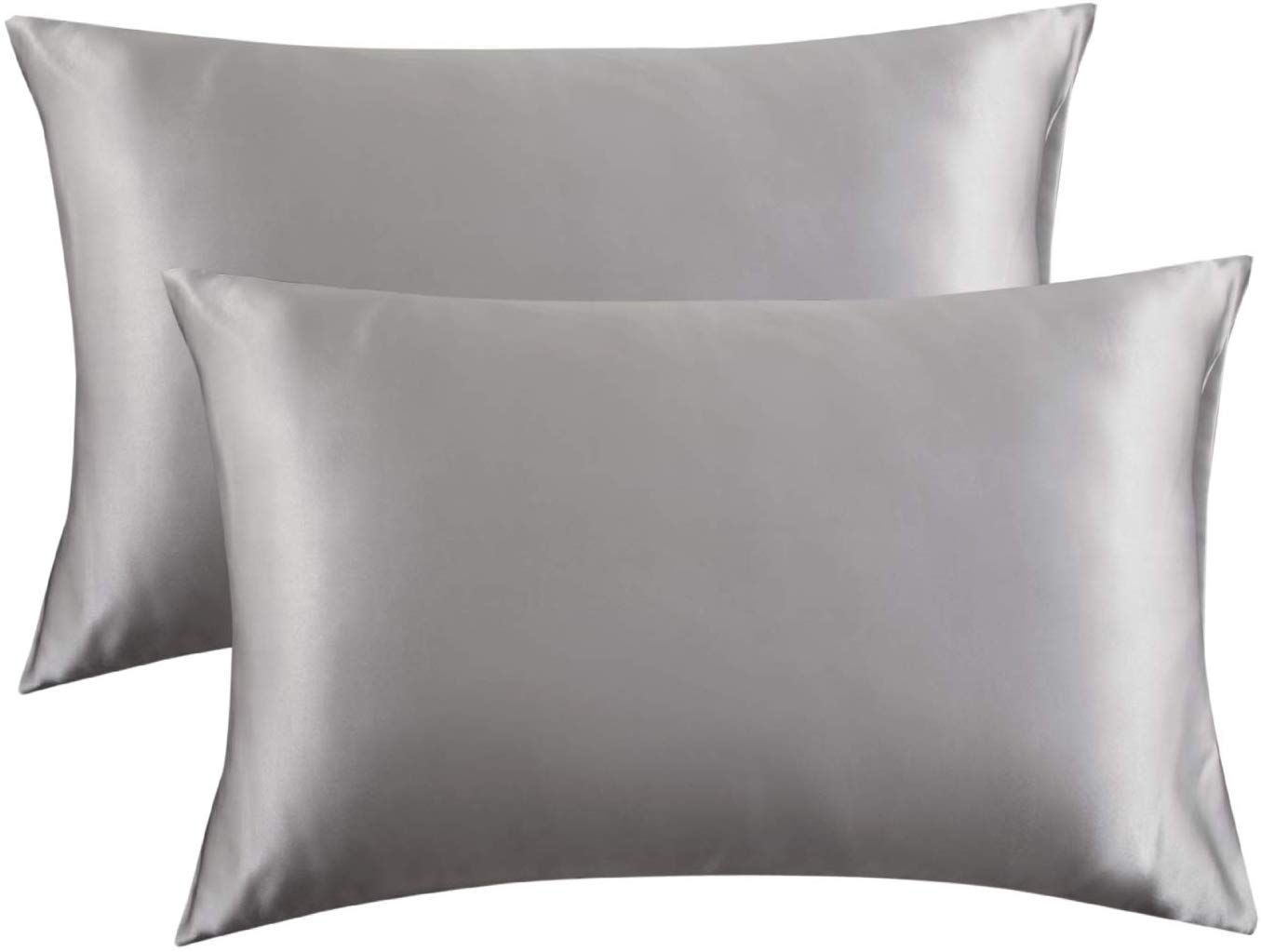 Bedsure Pillowcase Set Satin Pillowcases for Hair and Skin, Pack of 2 Pillow Cover