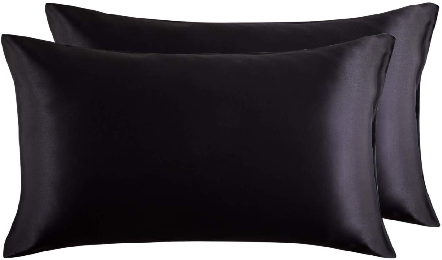 Bedsure Pillowcase Set Satin Pillowcases for Hair and Skin, Pack of 2 Pillow Cover