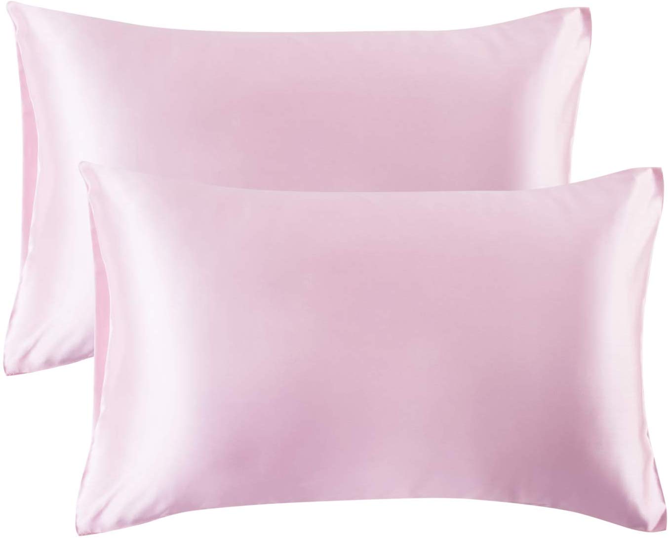 Bedsure Pillowcase Set Satin Pillowcases for Hair and Skin, Pack of 2 Pillow Cover