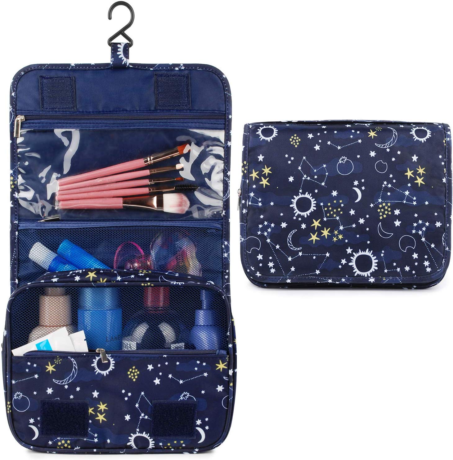 Travel Hanging Toiletry Wash Bag Makeup Cosmetic Organizer for Women Girls Kids Waterproof