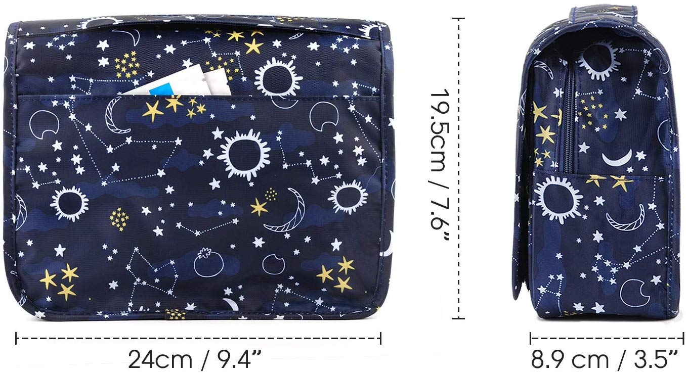 Travel Hanging Toiletry Wash Bag Makeup Cosmetic Organizer for Women Girls Kids Waterproof