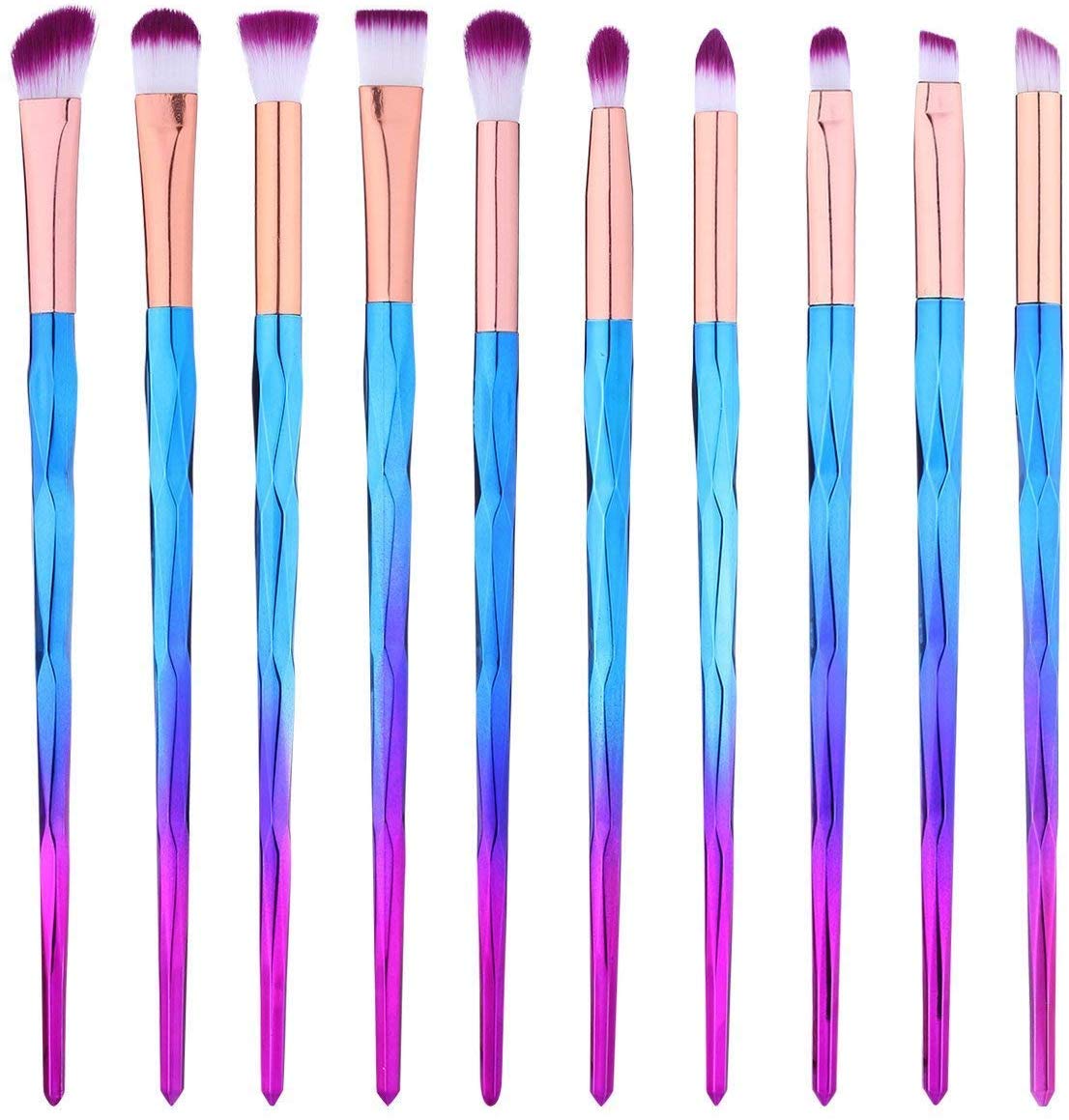 Makeup Brush Set - Cosmetics Make up Synthetic Bristles Brushes Sets