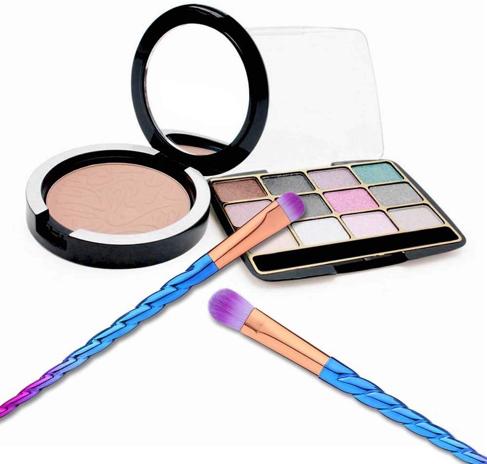 Makeup Brush Set - Cosmetics Make up Synthetic Bristles Brushes Sets