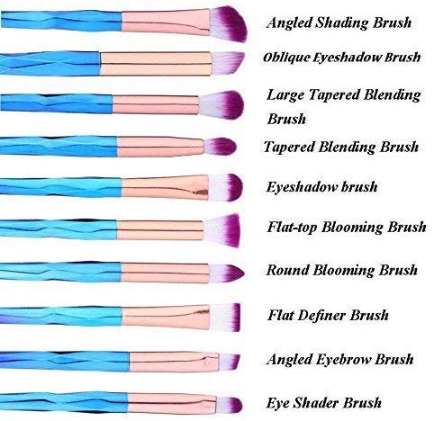 Makeup Brush Set - Cosmetics Make up Synthetic Bristles Brushes Sets