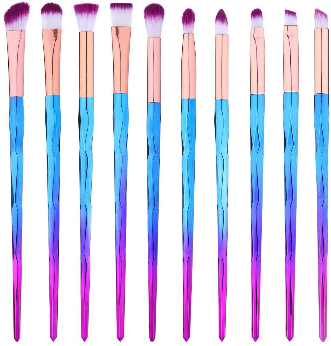 Makeup Brush Set - Cosmetics Make up Synthetic Bristles Brushes Sets