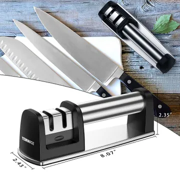 1pc, 3 In 1 USB Electric Knife Sharpener, Powerful Multifunctional, Fast,  And Fully Automatic, Kitchen Knives Sharpening, Electric Knife Sharpener, Ki