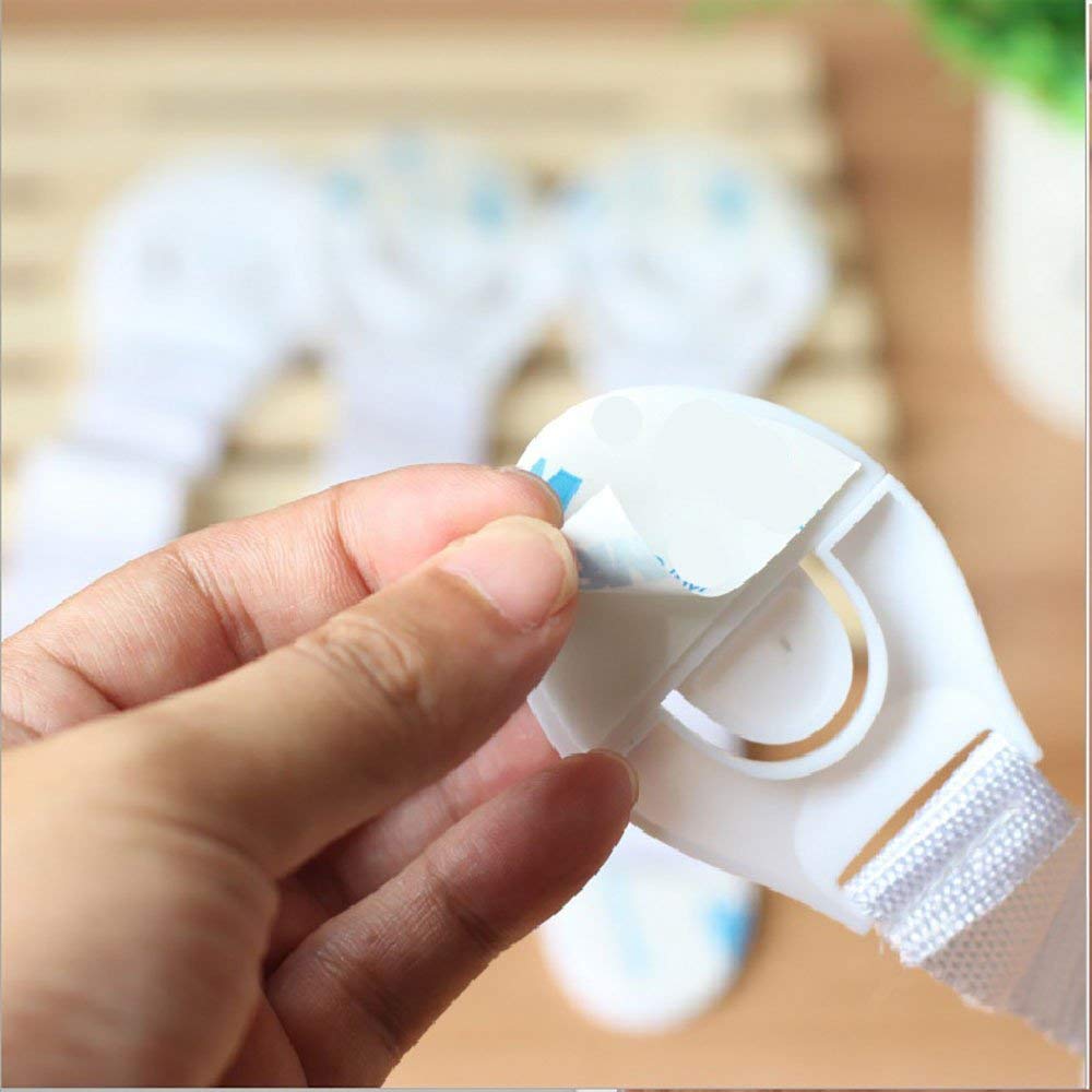 2Pcs Baby Adhesive Safety Lock For Cabinet Door Drawers Refrigerator Cabinet Cupboard Locks