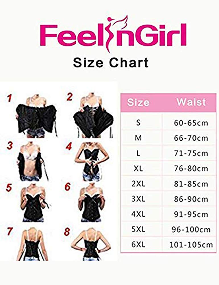 Body shaper Girdle Tights Women&apos;s Gothic Bustiers Corsets Satin Boned Lace Up Bridal Bodysuit