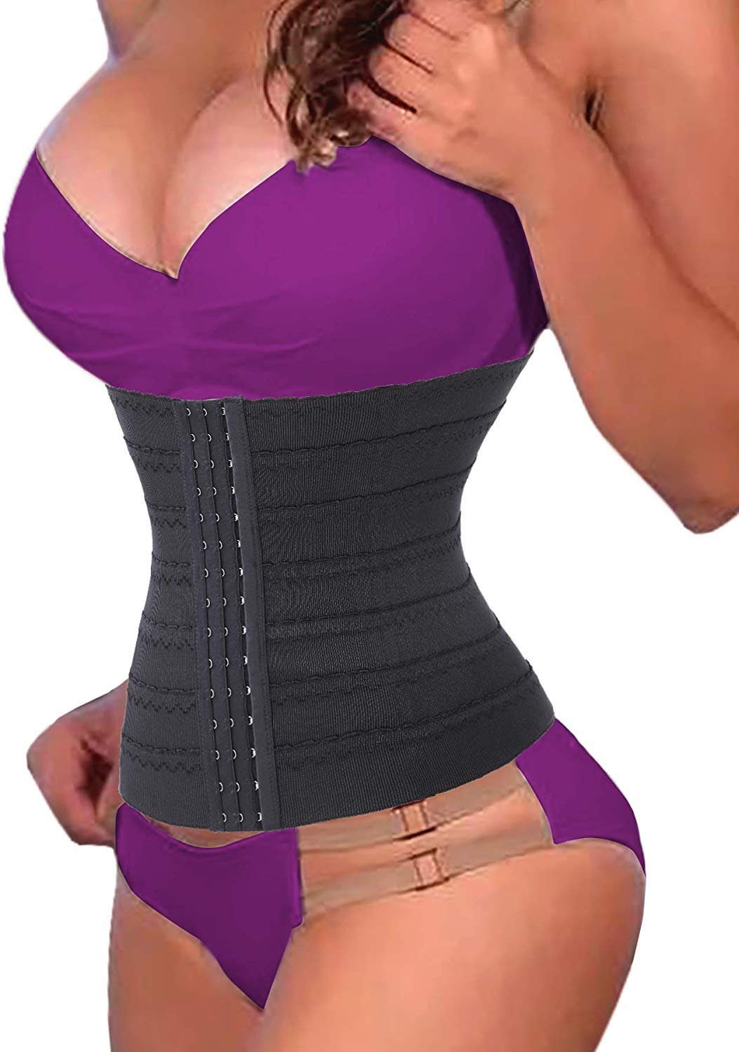 Waist Bafully Trainer Corset Slimming Body Shaper Tummy Control Girdle Band Steel Boned Underwear