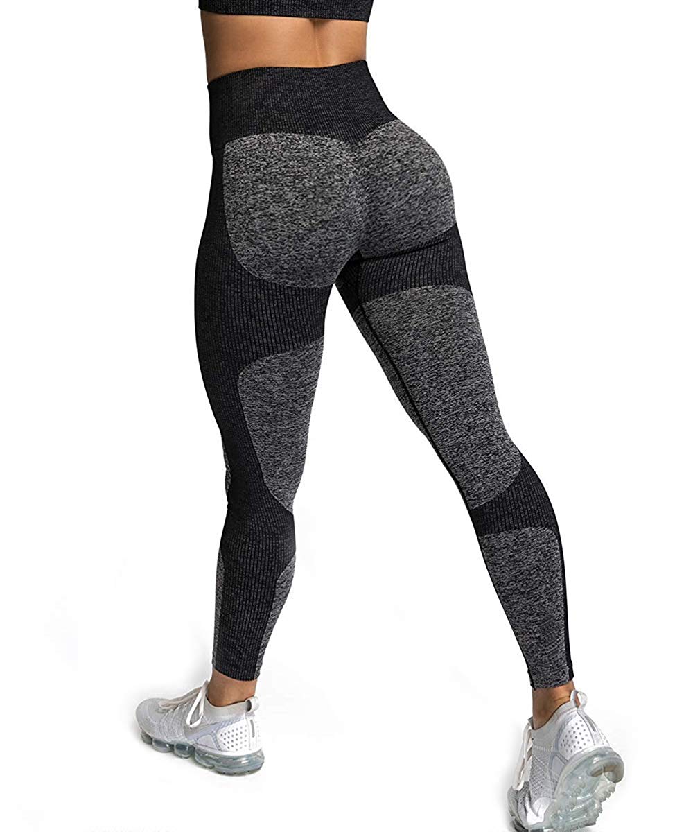 Women&apos;s Seamless High Waisted Yoga Leggings Stretch Gym Workout Running Leggings
