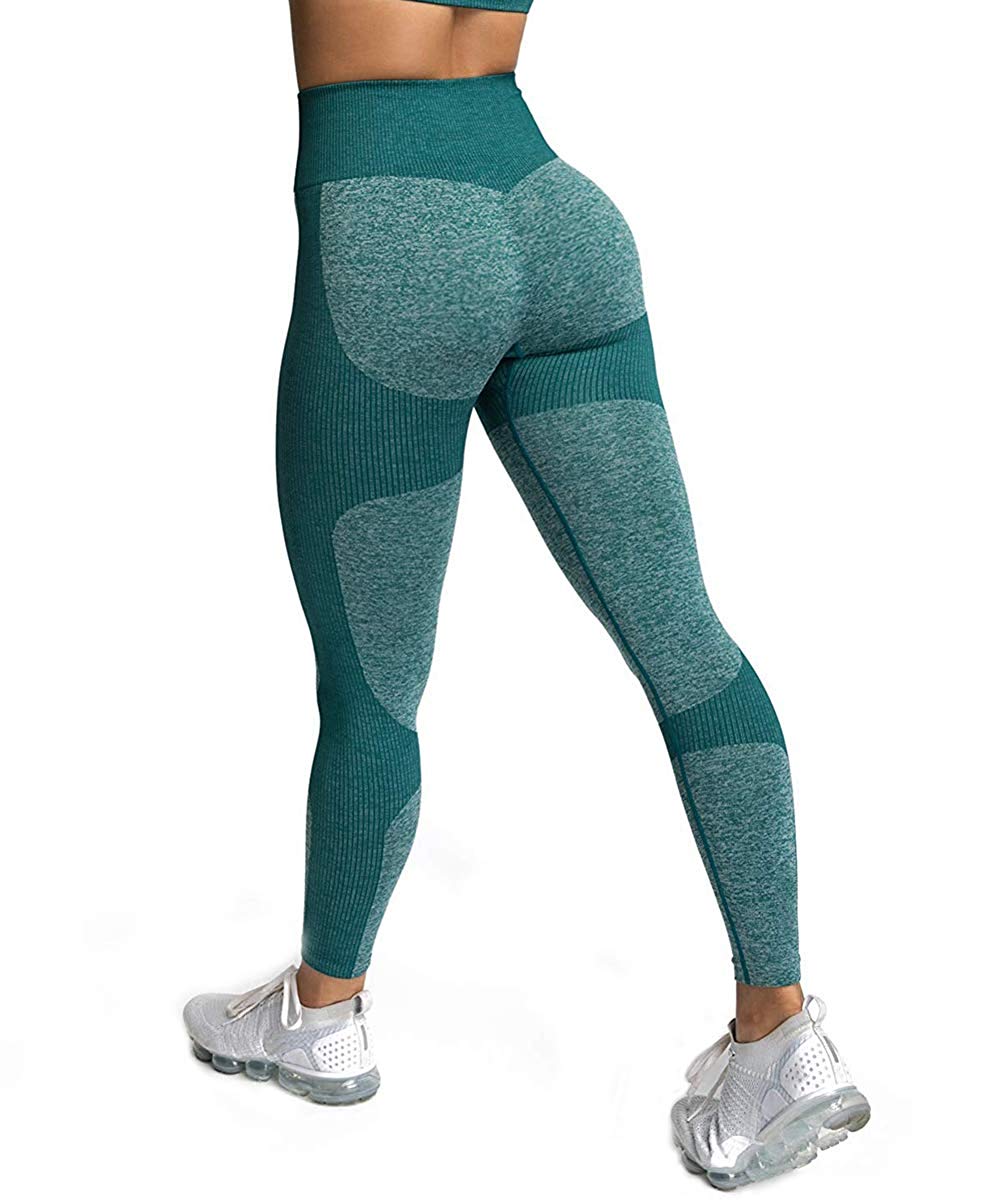 Women&apos;s Seamless High Waisted Yoga Leggings Stretch Gym Workout Running Leggings